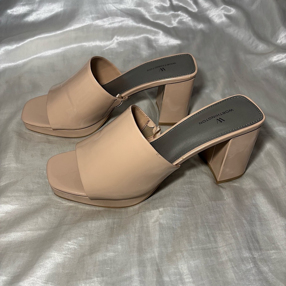 Worthington Beige Sandal Heels